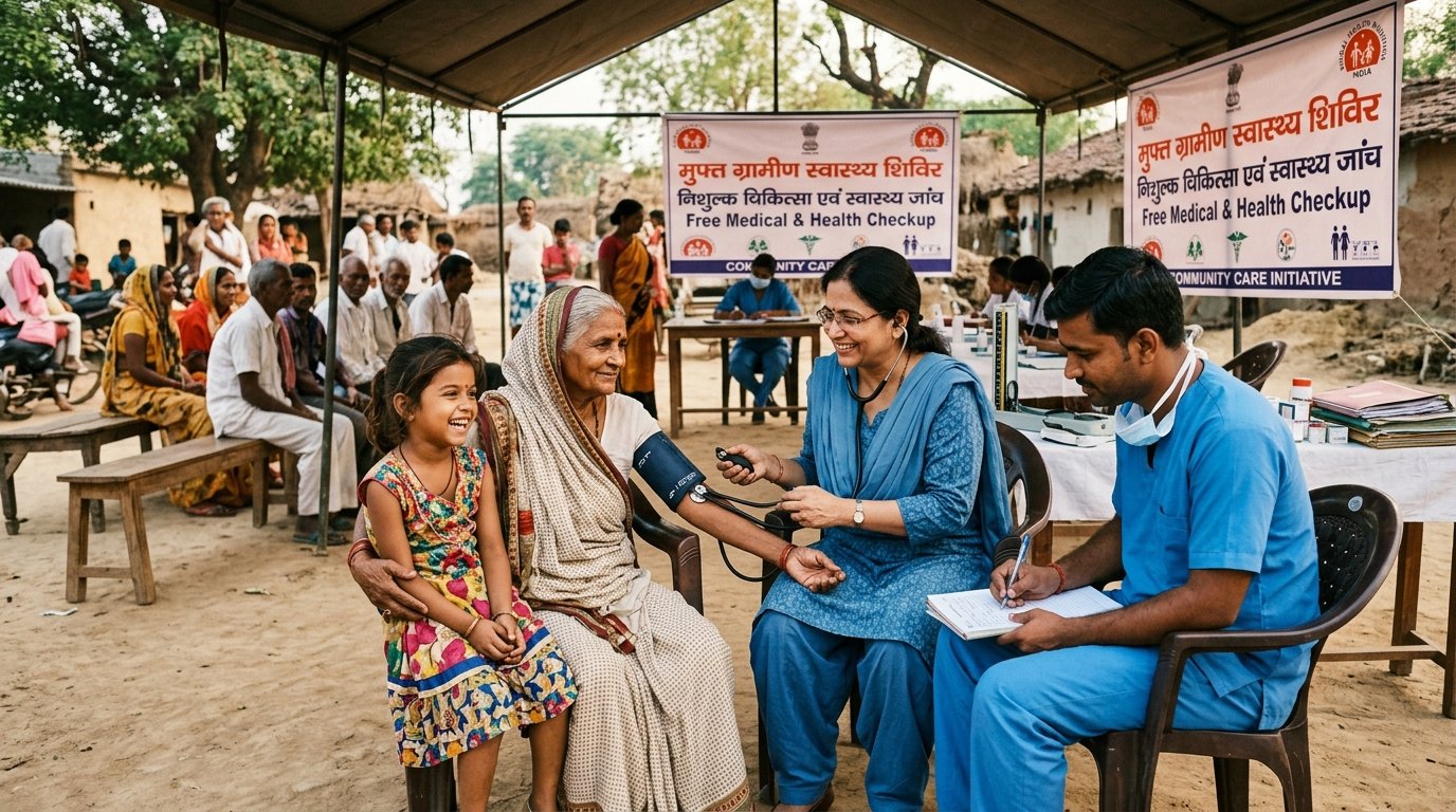 Rural Health Camps & Free Eye Screening Camps